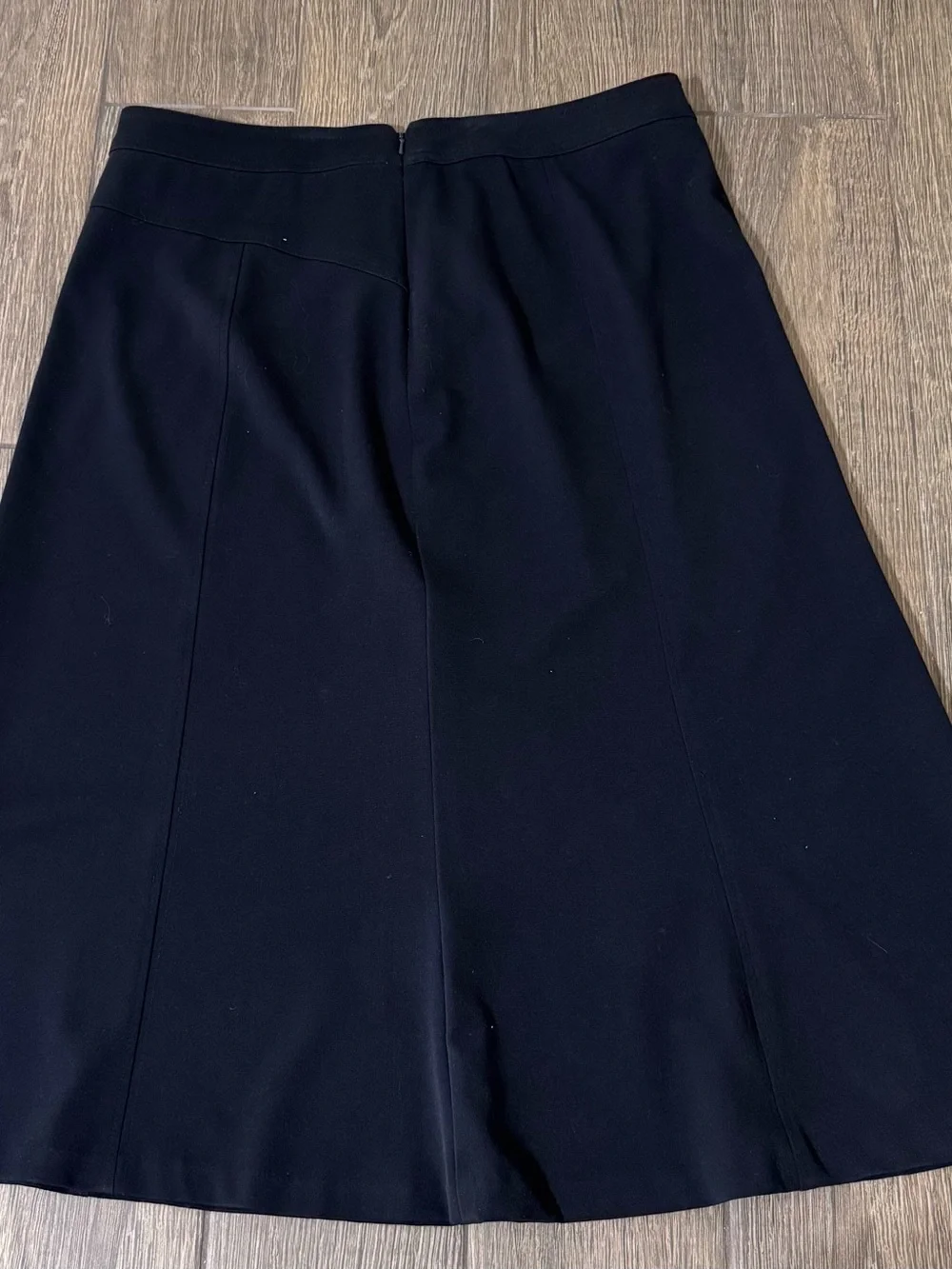 Christopher & Banks Size 12 Black A-Line Skirt